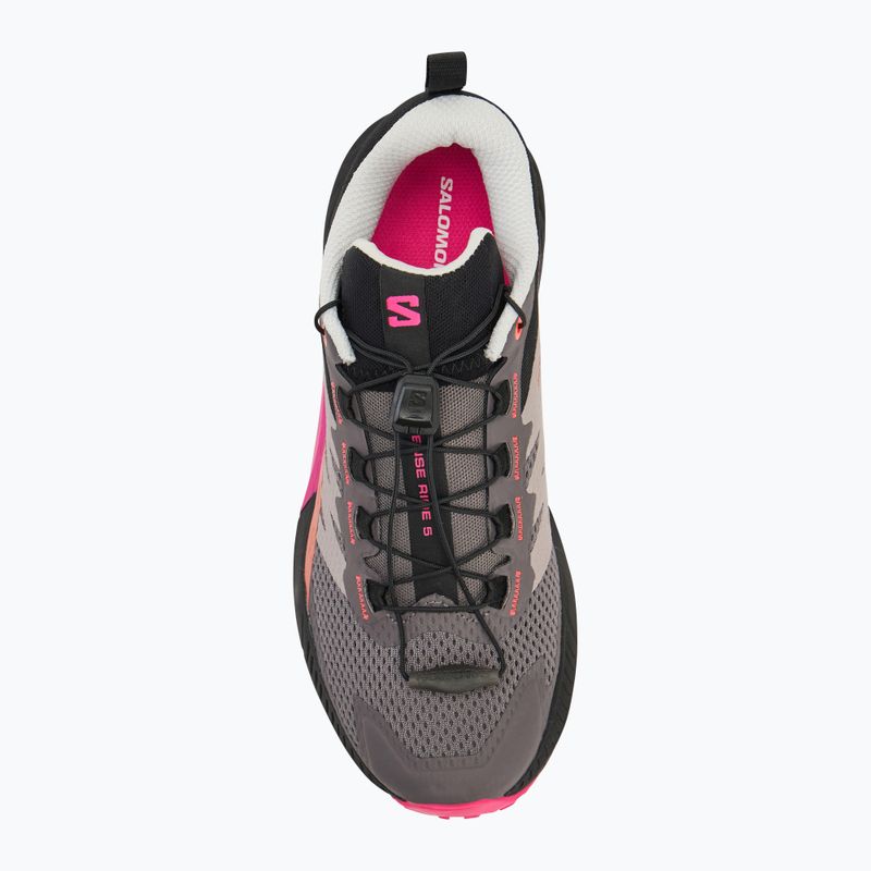 Moteriški bėgimo batai Salomon Sense Ride 5 plum kitten/black/pink glo 5