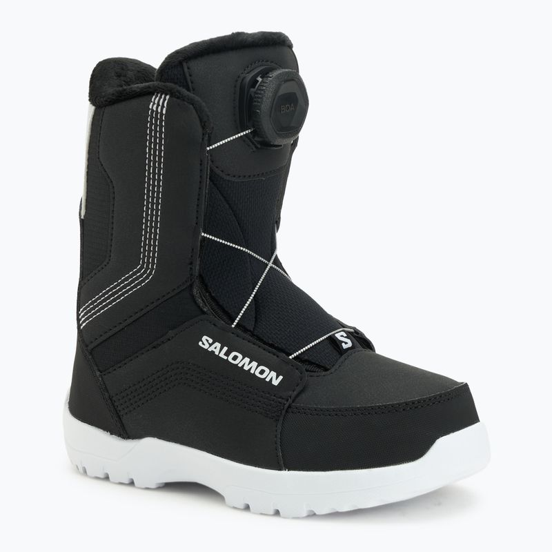 Vaikiški snieglenčių batai Salomon Whipstar Boa Jr black/black/white