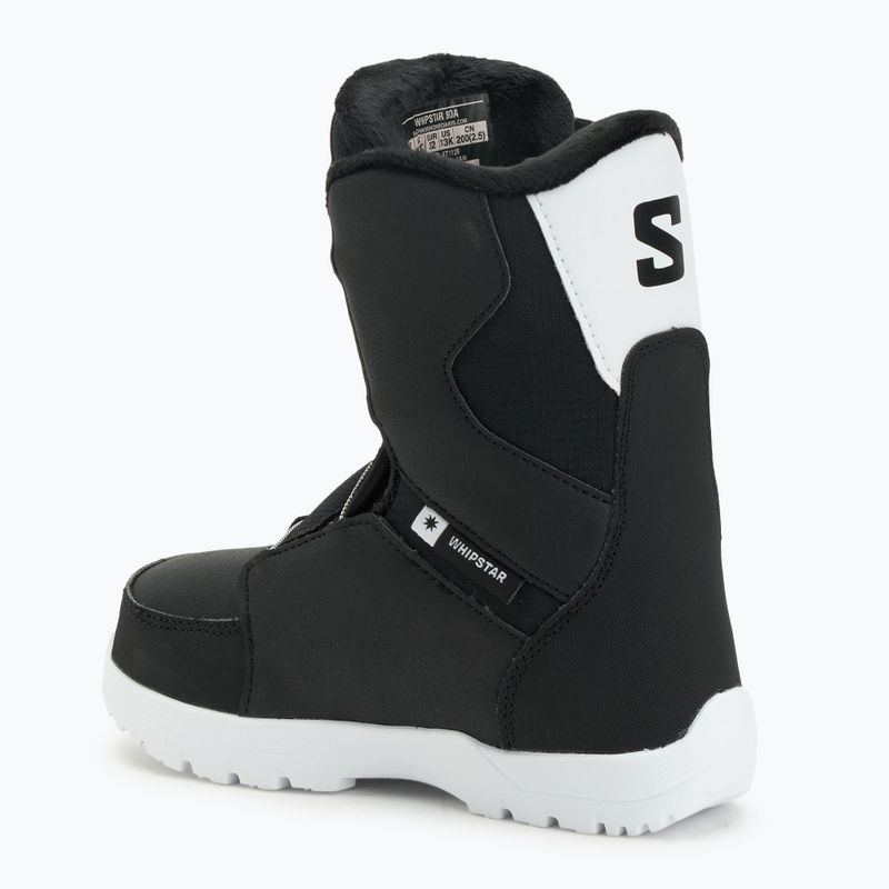 Vaikiški snieglenčių batai Salomon Whipstar Boa Jr black/black/white 2