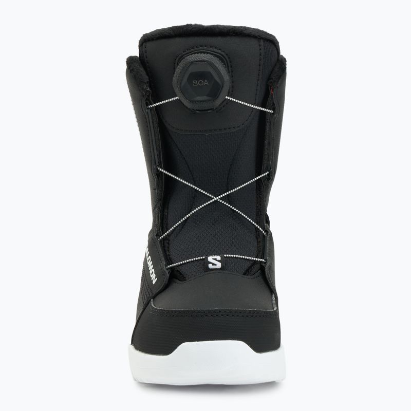 Vaikiški snieglenčių batai Salomon Whipstar Boa Jr black/black/white 3