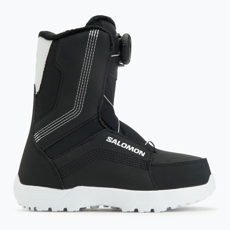 Vaikiški snieglenčių batai Salomon Whipstar Boa Jr black/black/white 5
