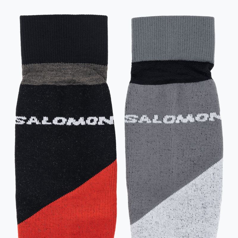 Salomon S/Access slidinėjimo kojinės 2 poros juodos/beluga 7