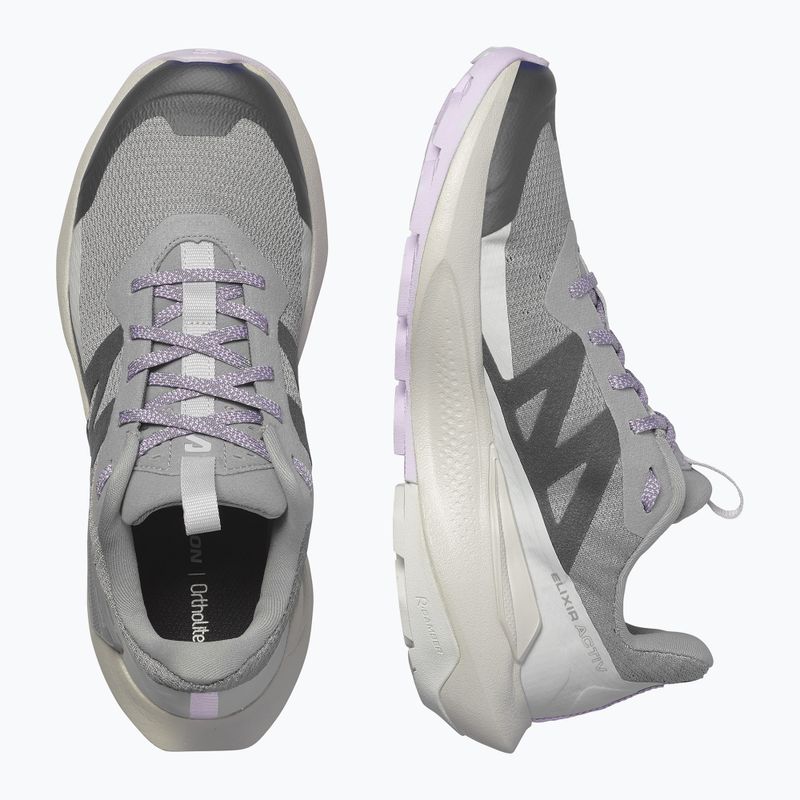 Moteriški turistiniai batai Salomon Elixir Activ GTX shskin/glacier gray/opetal 12