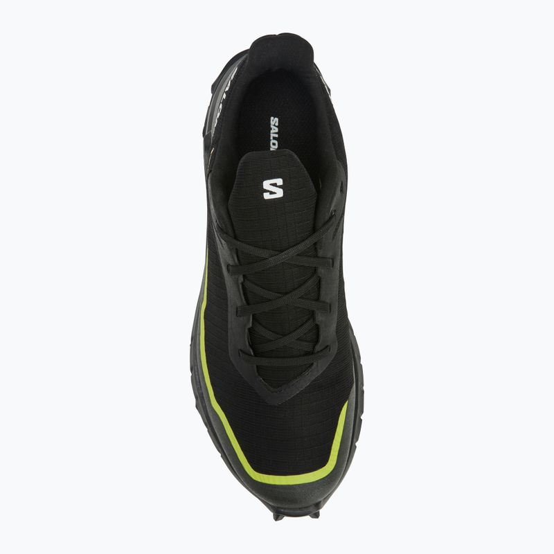 Vyriški bėgimo batai Salomon Alphacross 5 GTX black/peat/sulphur spring 5