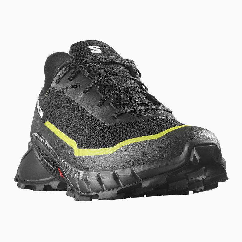 Vyriški bėgimo batai Salomon Alphacross 5 GTX black/peat/sulphur spring 8