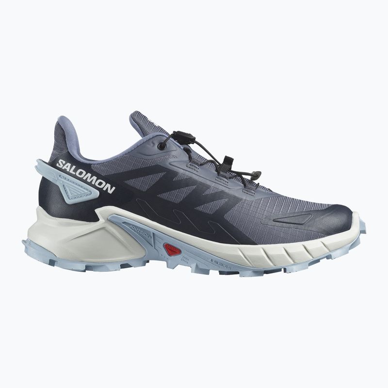 Moteriški bėgimo batai Salomon Supercross 4 grisaille/white/cashmere blue 9