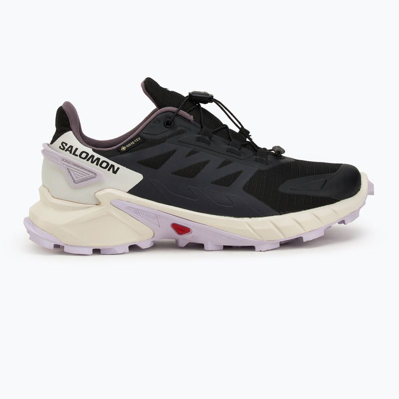 Moteriški bėgimo batai Salomon Supercross 4 GTX black/vanilla ice /orchid petal 2