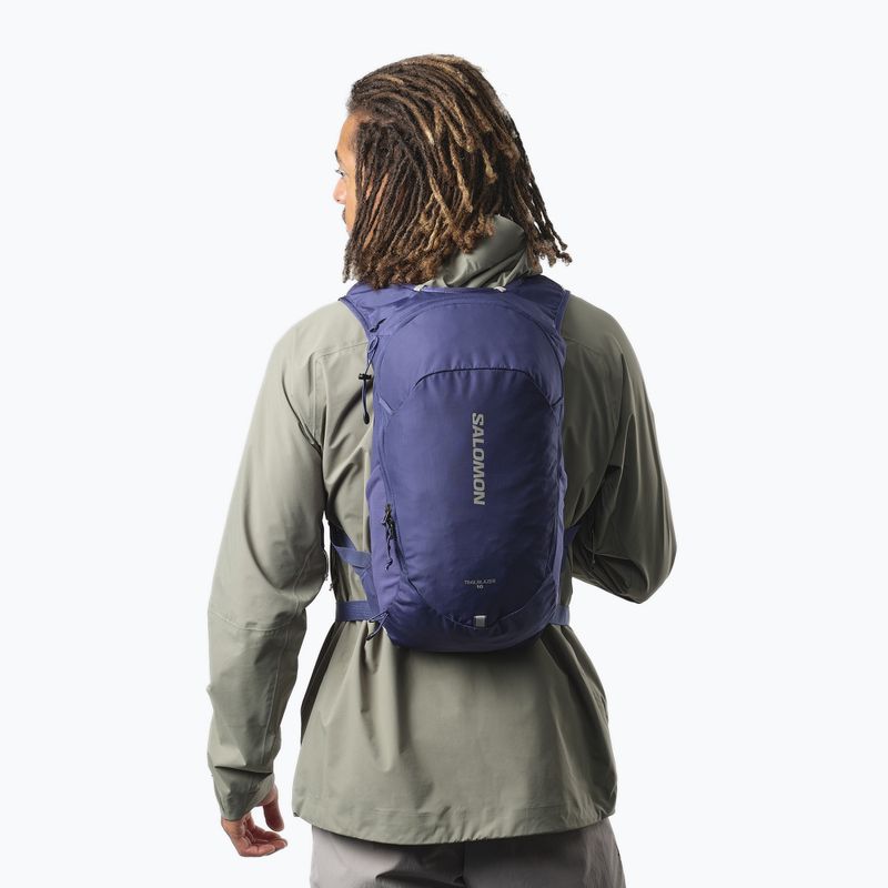 Turistinė kuprinė Salomon Trailblazer 10 l mazarine blue/ghost gray 3