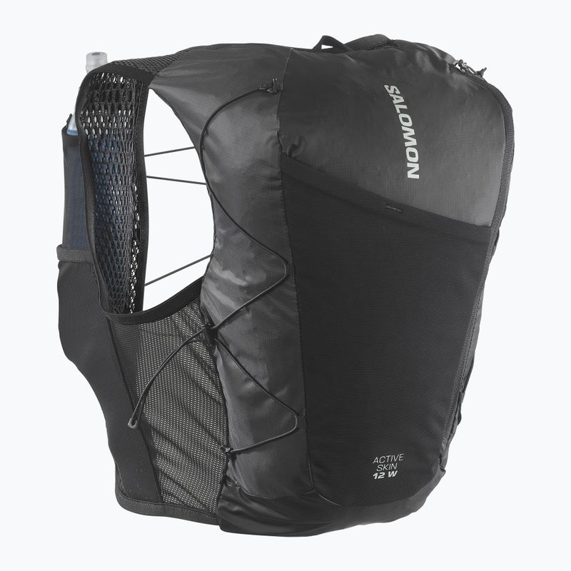 Moteriška bėgimo liemenė Salomon Active Skin 12 Set black/metal 2