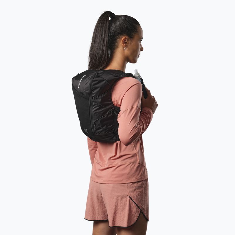 Moteriška bėgimo liemenė Salomon Active Skin 12 Set black/metal 5