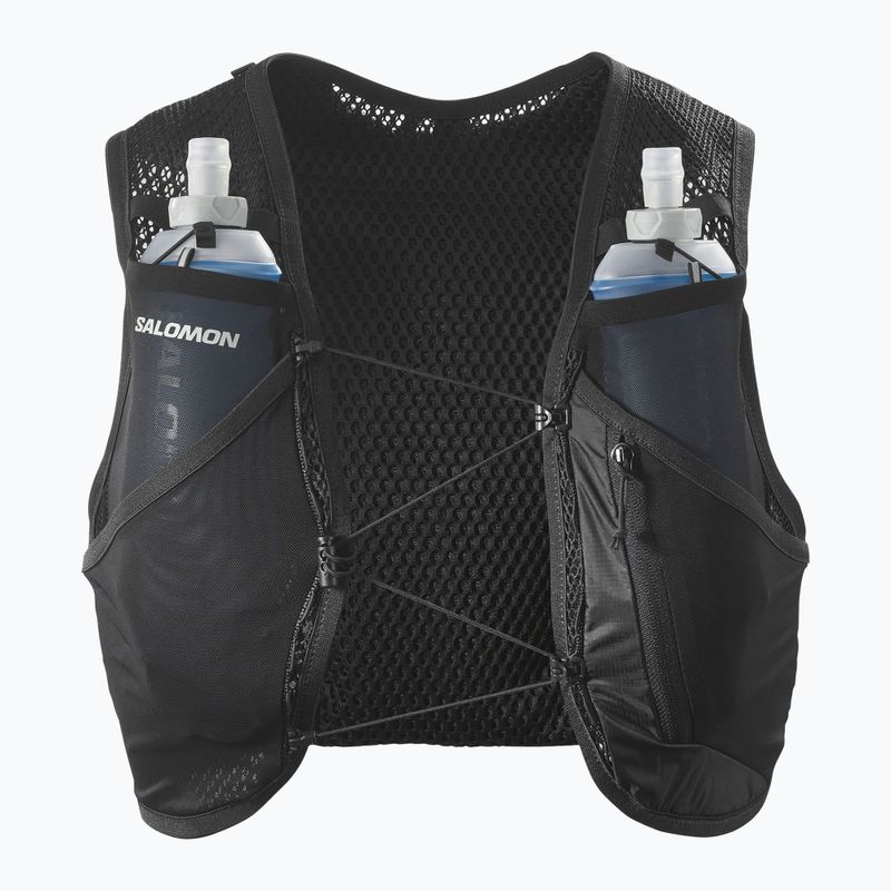 Bėgimo liemenė Salomon Active Skin 4 set black/metal