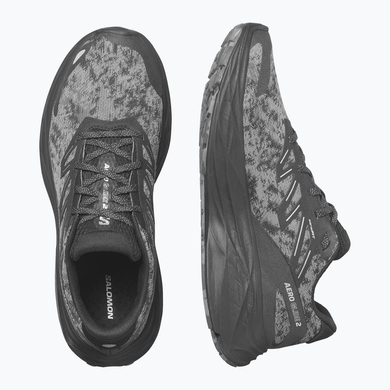 Vyriški bėgimo batai Salomon Aero Glide 2 black/phantom/ghost grey 13