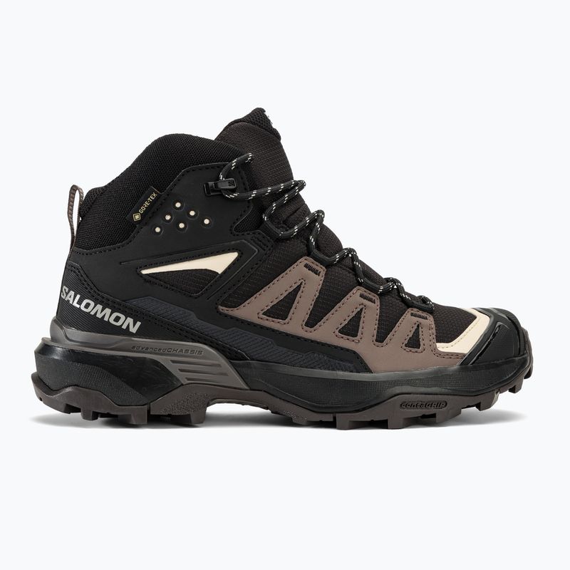 Moteriški turistiniai batai Salomon X Ultra 360 MID GTX black/plum kitten/shale 2