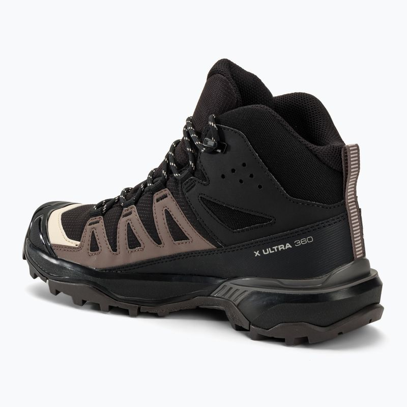 Moteriški turistiniai batai Salomon X Ultra 360 MID GTX black/plum kitten/shale 3