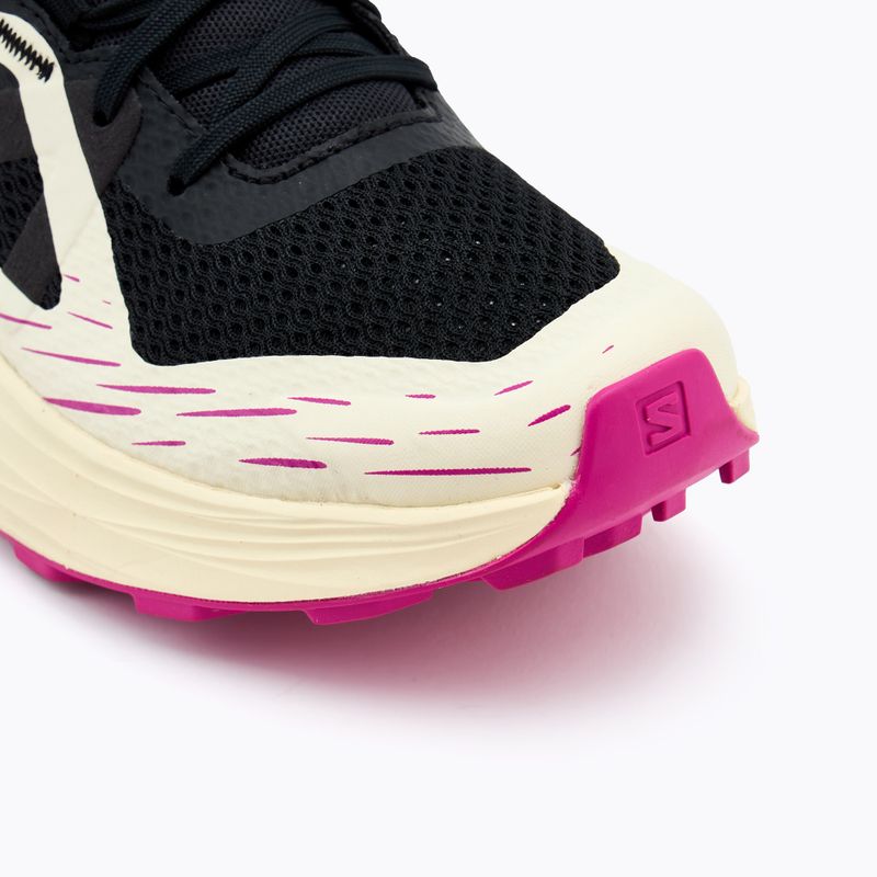 Moteriški bėgimo batai Salomon Ultra Flow black/transparent yellow/rose violet 7