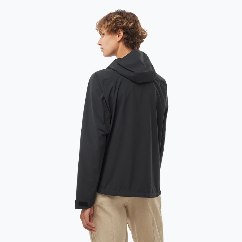 Moteriška striukė nuo vėjo Salomon Outerpath 2.5L deep black 2