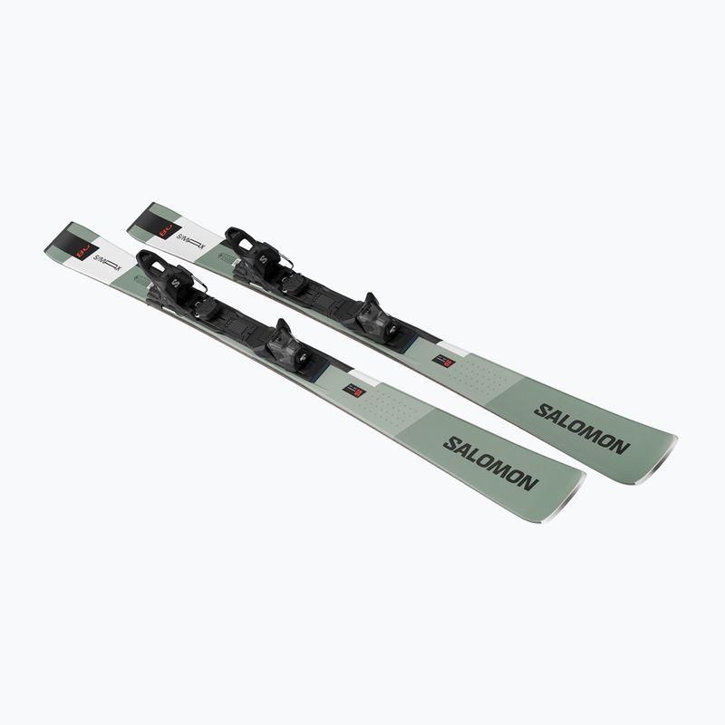Kalnų slidės Salomon S/Max 8 + apkaustai M10 GW oil green/black/white 3