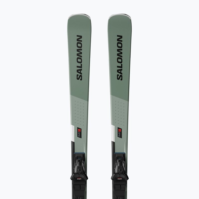 Kalnų slidės Salomon S/Max 8 + apkaustai M10 GW oil green/black/white 4