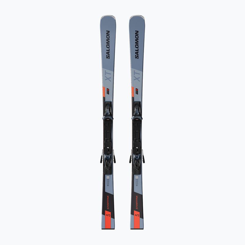 Kalnų slidės Salomon S/Max 10 XT + apkaustai MI12 GW copen blue/black/neon red