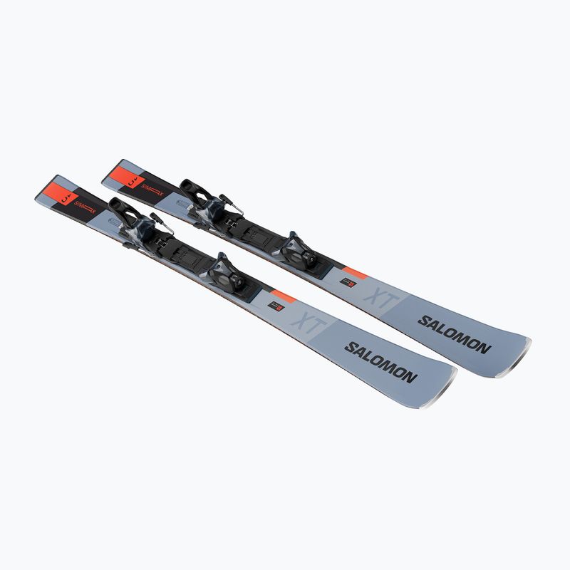 Kalnų slidės Salomon S/Max 10 XT + apkaustai MI12 GW copen blue/black/neon red 3