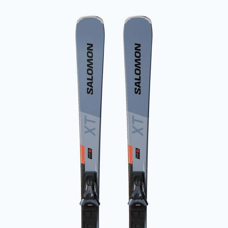 Kalnų slidės Salomon S/Max 10 XT + apkaustai MI12 GW copen blue/black/neon red 5