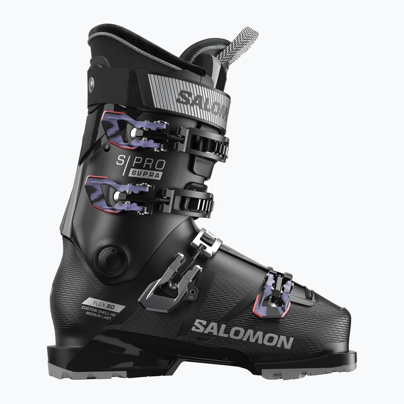 Moteriški slidinėjimo batai Salomon S/Pro Supra 80 W GW black/silver metallic/sweet lavender 6