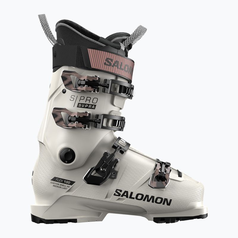 Moteriški slidinėjimo batai Salomon S/Pro Supra 100 W GW gray aurora/black/pink gold metallic. 6