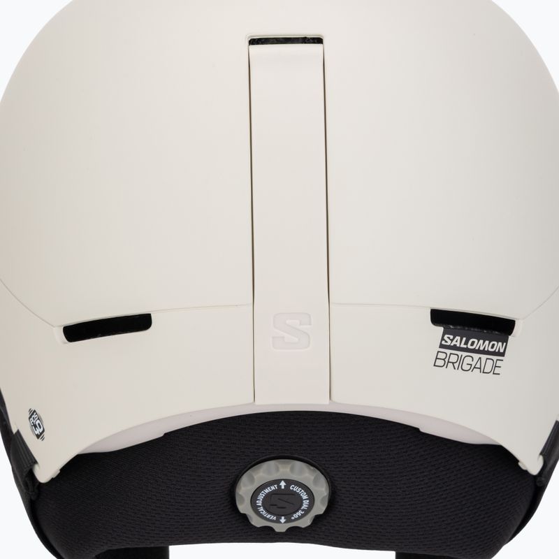 Slidinėjimo šalmas Salomon Brigade Round Fit rainy day 9