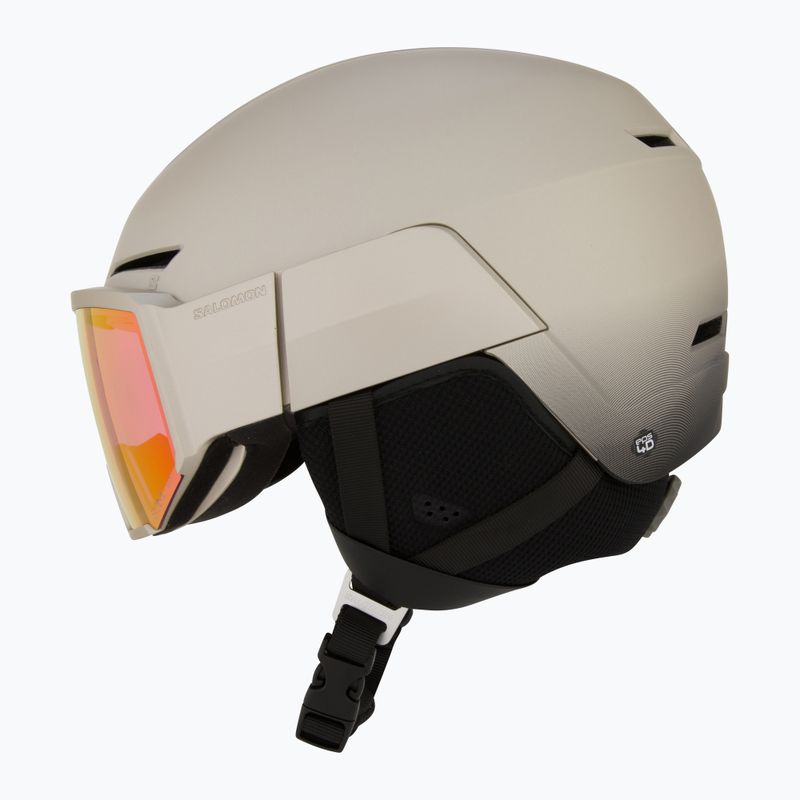 Slidinėjimo šalmas Salomon Osmo Pro Sigma Photo light bronze met/black/poppy red 4