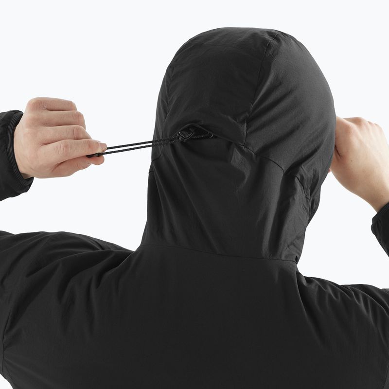 Vyriška pašiltinta striukė Salomon Mountain Flex deep black 4