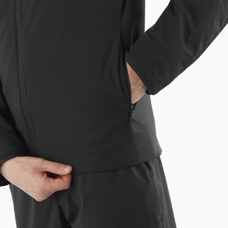 Vyriška pašiltinta striukė Salomon Mountain Flex deep black 5