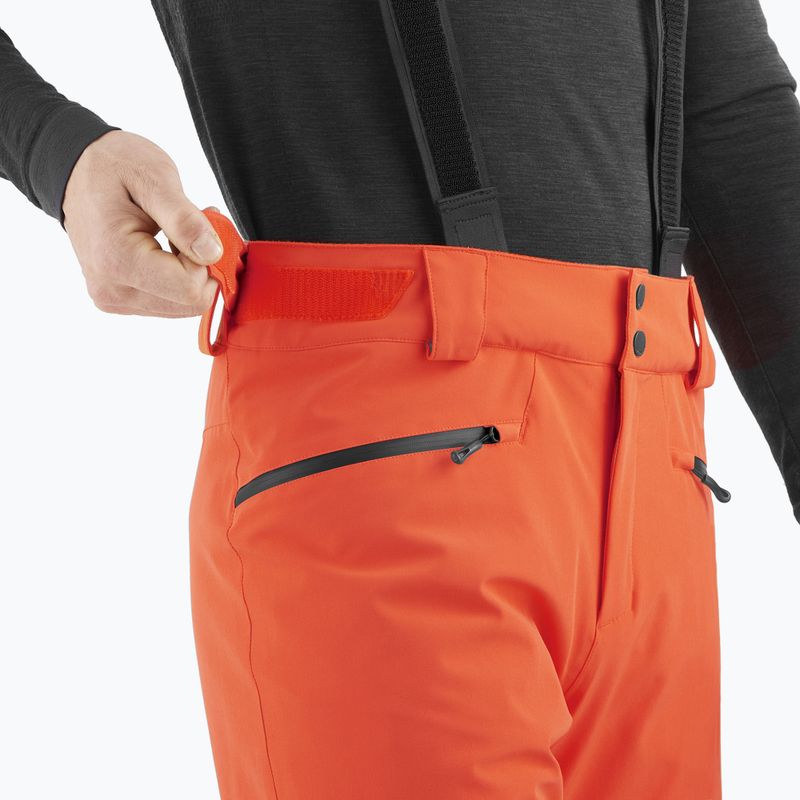 Vyriškos slidinėjimo kelnės Salomon Edge cherry tomato 4