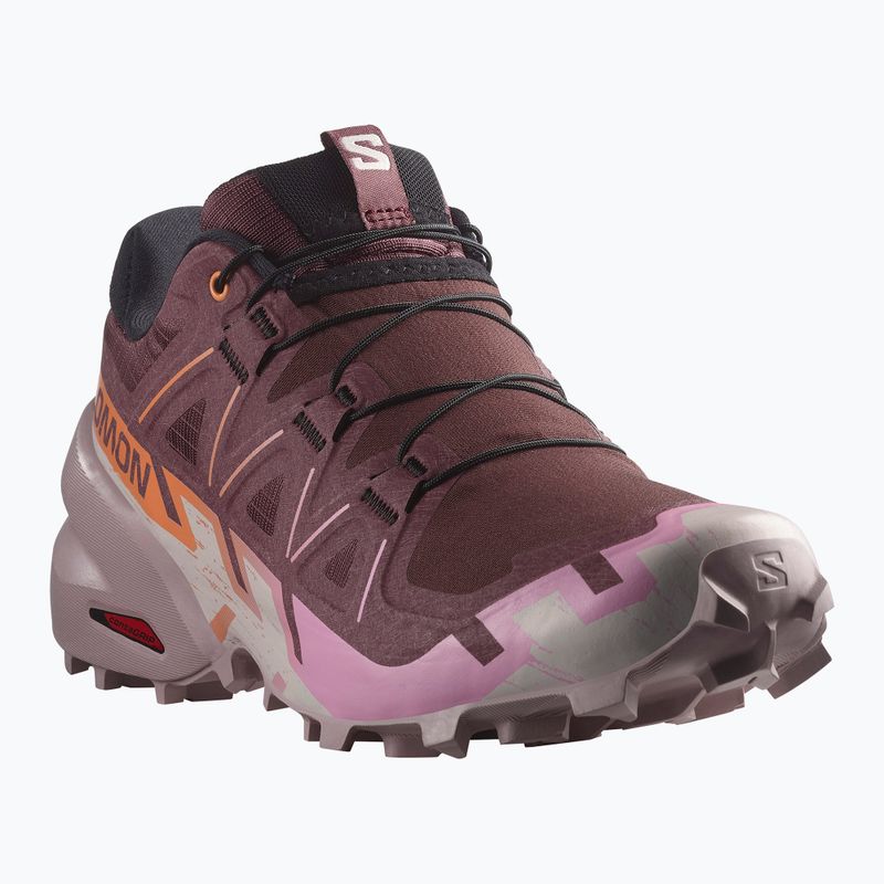 Moteriški bėgimo bateliai Salomon Speedcross 6 catawba grape/papaya/deauville mauve 8