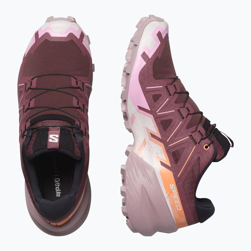 Moteriški bėgimo bateliai Salomon Speedcross 6 catawba grape/papaya/deauville mauve 13