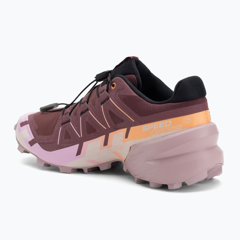 Moteriški bėgimo bateliai Salomon Speedcross 6 catawba grape/papaya/deauville mauve 3