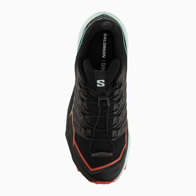 Moteriški bėgimo batai Salomon Thundercross black/cherry tomato/electric green 5