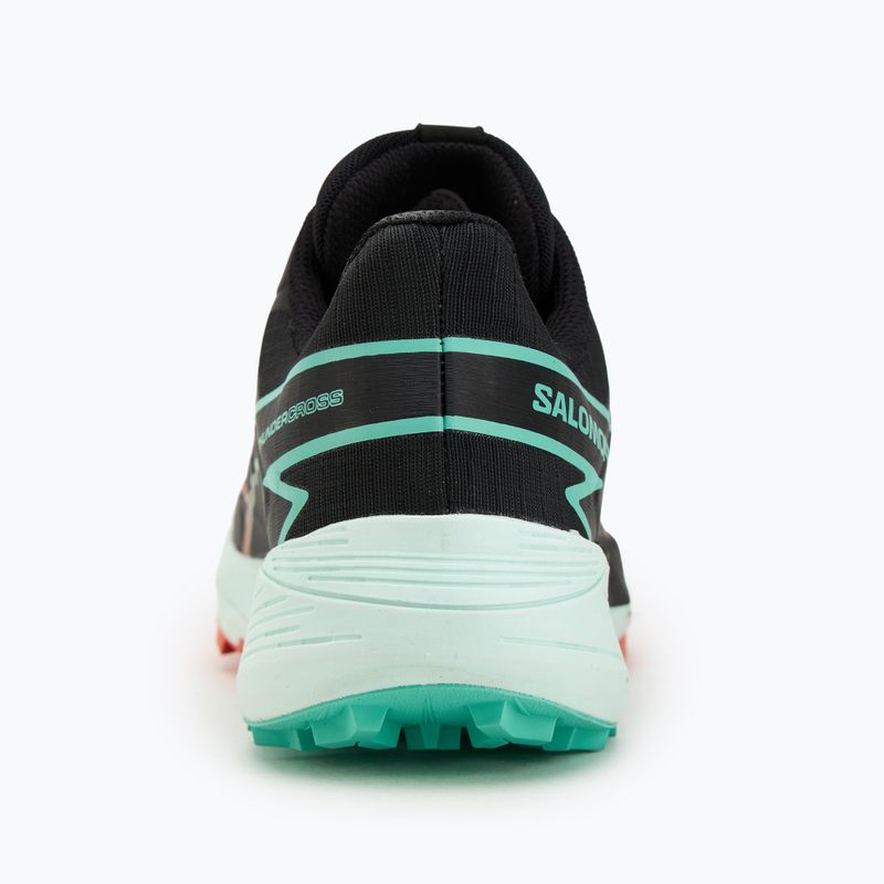 Moteriški bėgimo batai Salomon Thundercross black/cherry tomato/electric green 6