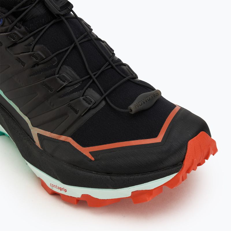 Moteriški bėgimo batai Salomon Thundercross black/cherry tomato/electric green 7