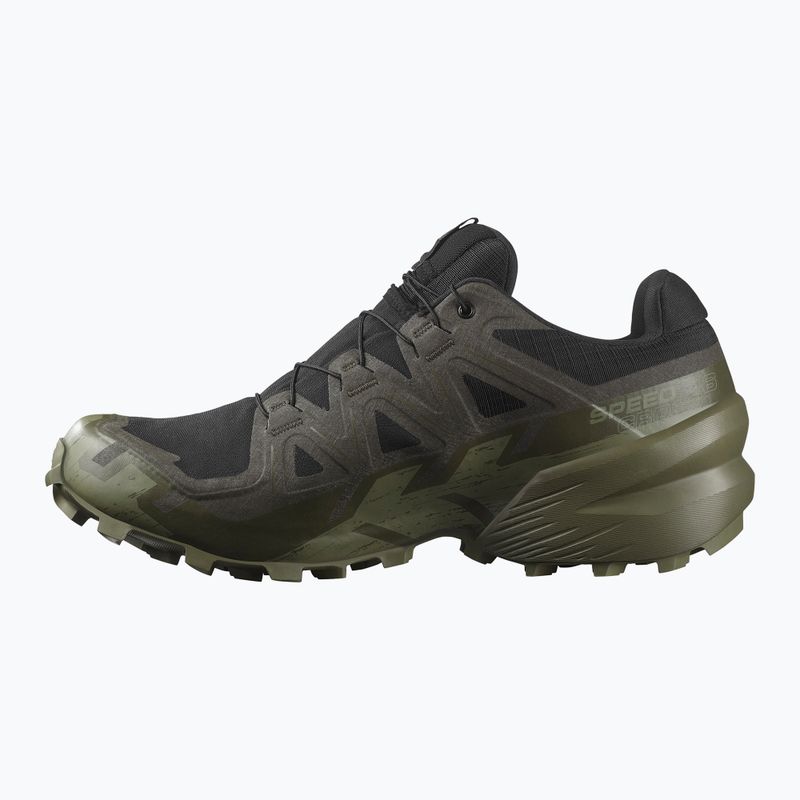 Vyriški bėgimo bateliai Salomon Speedcross 6 GTX juoda/peat/deep lichen green 3