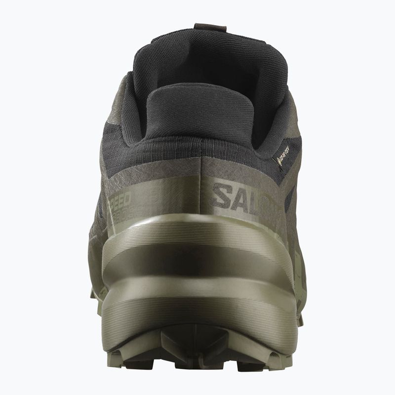 Vyriški bėgimo bateliai Salomon Speedcross 6 GTX juoda/peat/deep lichen green 4