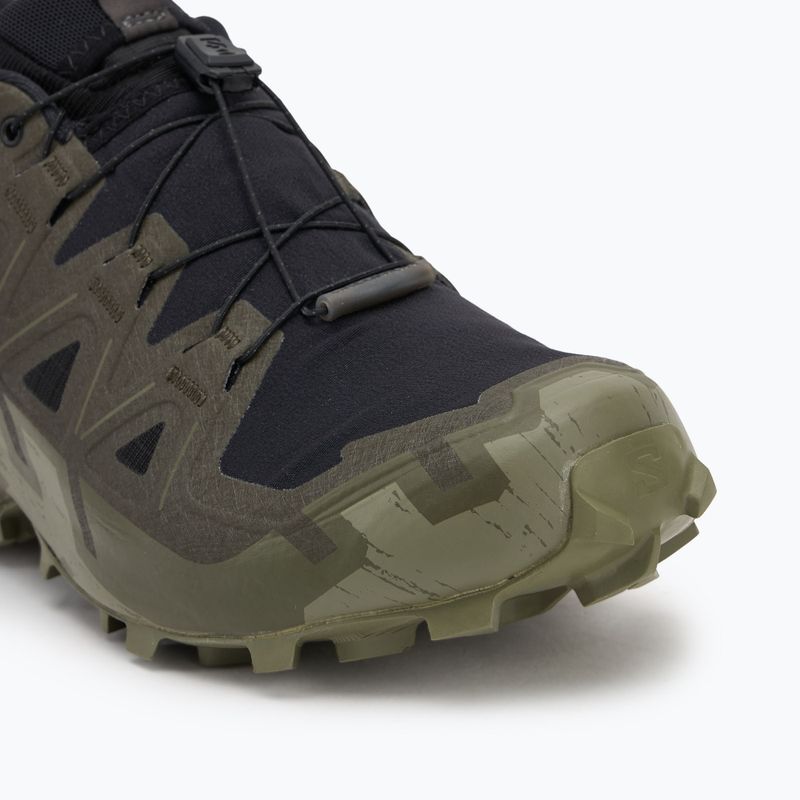 Vyriški bėgimo bateliai Salomon Speedcross 6 GTX juoda/peat/deep lichen green 7