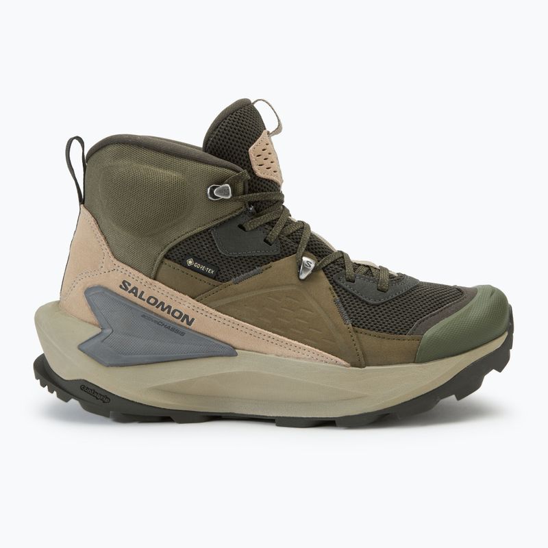 Vyriški turistiniai batai Salomon Elixir Mid GTX peat/vintage khaki/castlerock 2