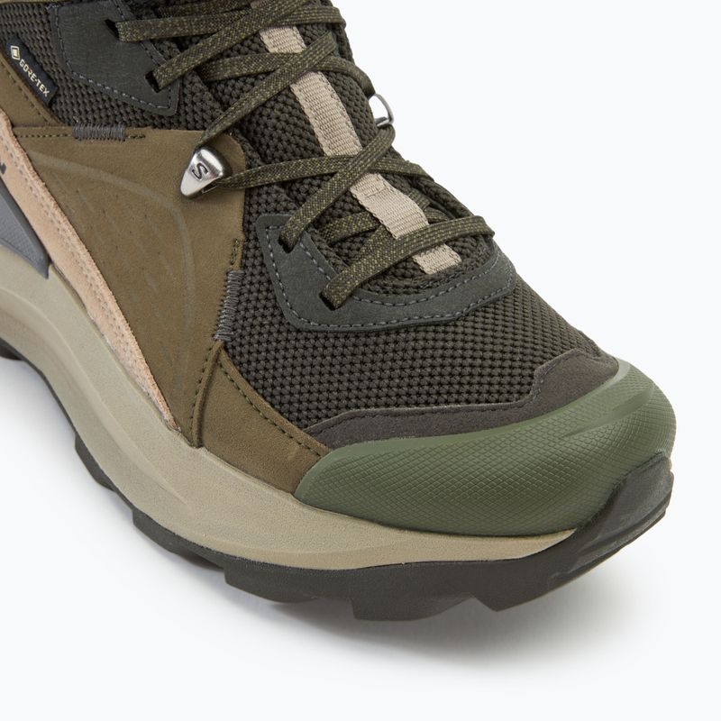 Vyriški turistiniai batai Salomon Elixir Mid GTX peat/vintage khaki/castlerock 7