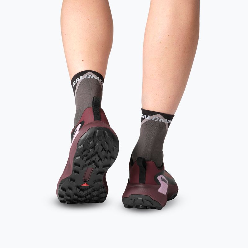 Moteriški bėgimo bateliai Salomon Genesis GTX rose taupe/black orchid/bouquet 15