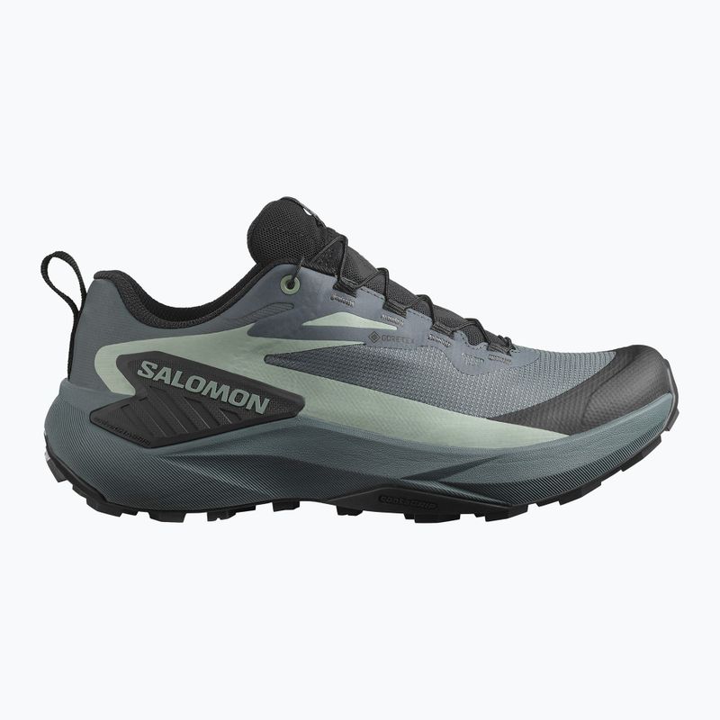 Moteriški bėgimo batai Salomon Genesis GTX turbulence/black/green milieu
