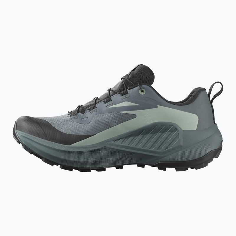 Moteriški bėgimo batai Salomon Genesis GTX turbulence/black/green milieu 2