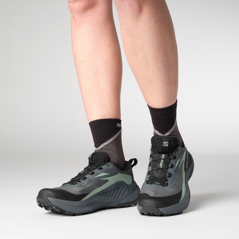 Moteriški bėgimo batai Salomon Genesis GTX turbulence/black/green milieu 3