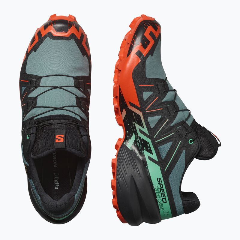 Vyriški bėgimo batai Salomon Speedcross 6 GTX north atlantic/black/cherry tomato 12