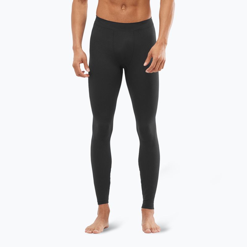 Vyriškos termoaktyvios kelnės Salomon Essential Seamless deep black