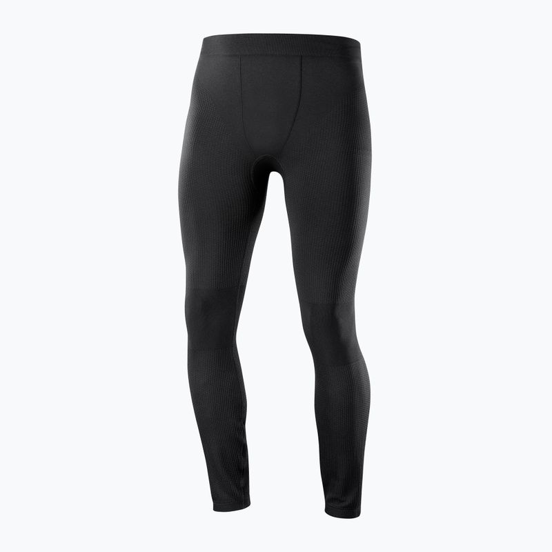 Vyriškos termoaktyvios kelnės Salomon Essential Seamless deep black 3